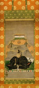 Portrait de Tokugawa Ieyasu (1543-1616), Japonais, 17ème siècle